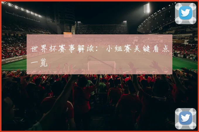 世界杯赛事解读:小组赛关键看点一览
